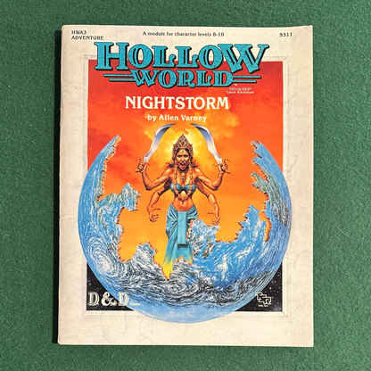 Vintage Dungeons & Dragons Adventure: Hollow World - Nightstorm