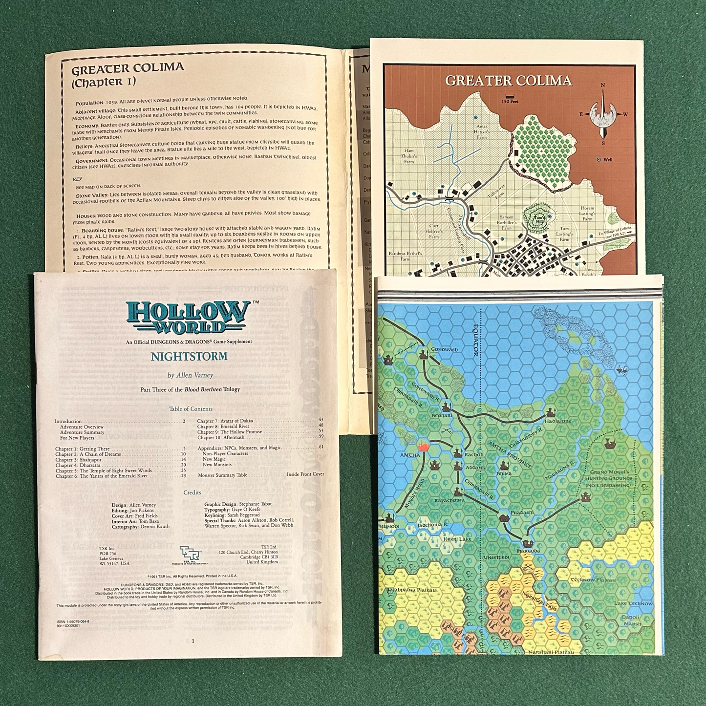 Vintage Dungeons & Dragons Adventure: Hollow World - Nightstorm