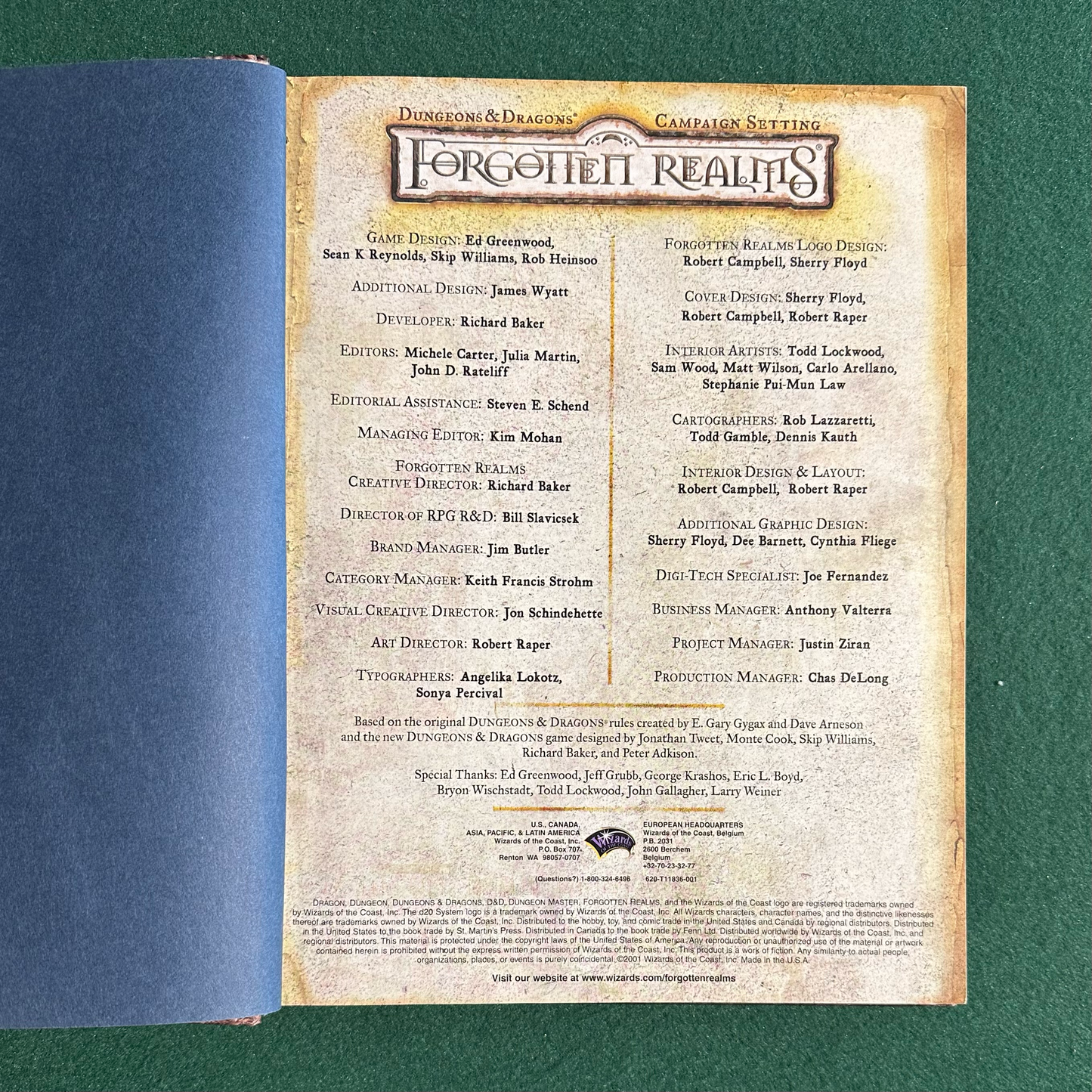 Vintage Dungeons &amp; Dragons 3.5e Campaign Setting: Forgotten Realms