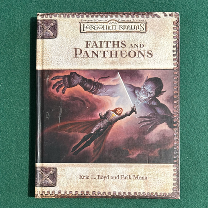 Vintage Dungeons & Dragons 3.5e Accessory: Forgotten Realms - Faiths and Pantheons FIRST PRINTING