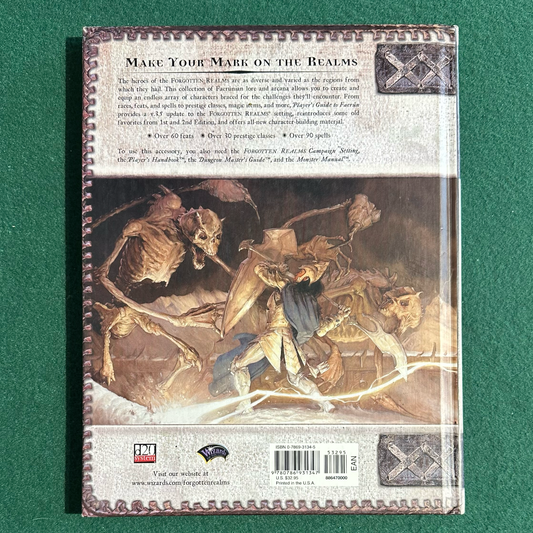 Vintage Dungeons & Dragons 3.5e Accessory: Forgotten Realms - Players Guide to Fearun FIRST PRINTING