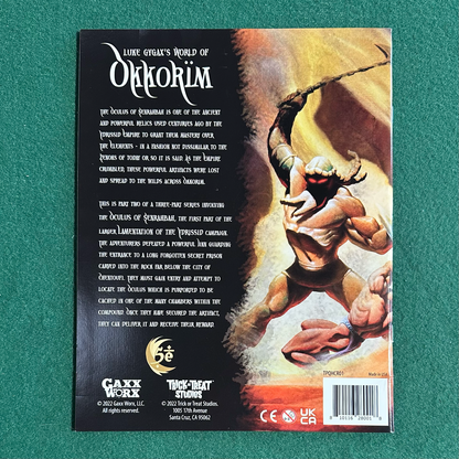 Dungeons & Dragons 5e Adventure Paperback: Luke Gygax's World of Okkorim - The Heart of Chentoufi