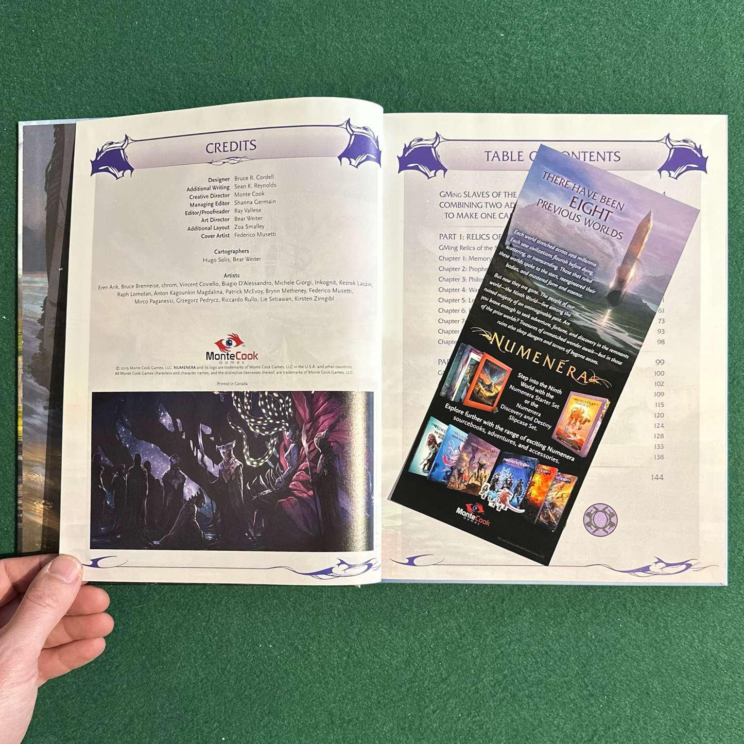 TTRPG Adventure Hardback: Numenera - Slaves of the Machine God - Cypher System