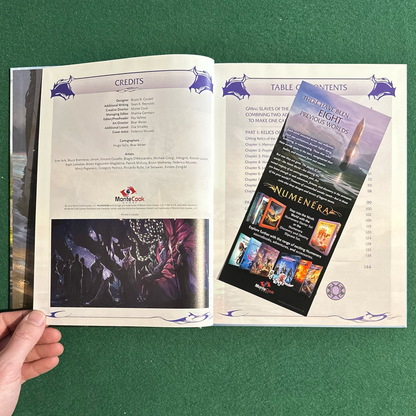 TTRPG Adventure Hardback: Numenera - Slaves of the Machine God - Cypher System