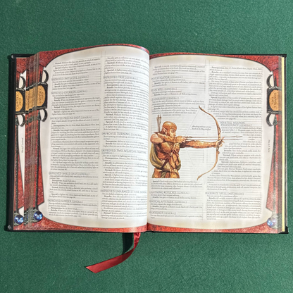 Vintage Dungeons & Dragons 3.5e Rule Book: Players Handbook Special Edition FIRST PRINT