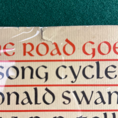 Vintage Fantasy Hardback: JRR Tolkien and Donald Swann - The Road Goes Ever On THIRD PRINTING