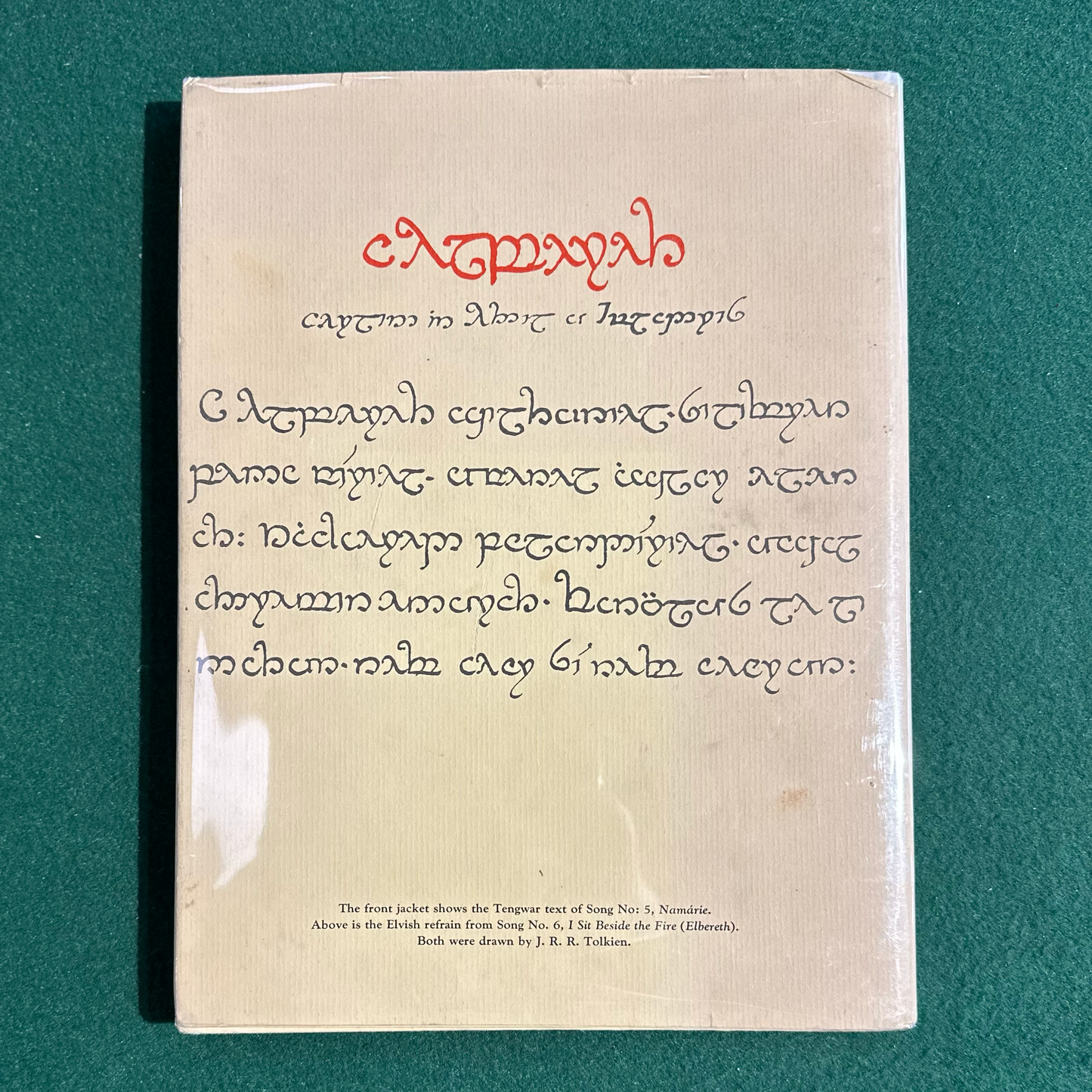 Vintage Fantasy Hardback: JRR Tolkien and Donald Swann - The Road Goes Ever On THIRD PRINTING