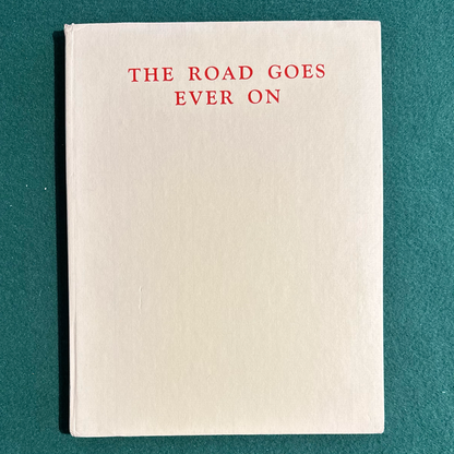 Vintage Fantasy Hardback: JRR Tolkien and Donald Swann - The Road Goes Ever On THIRD PRINTING