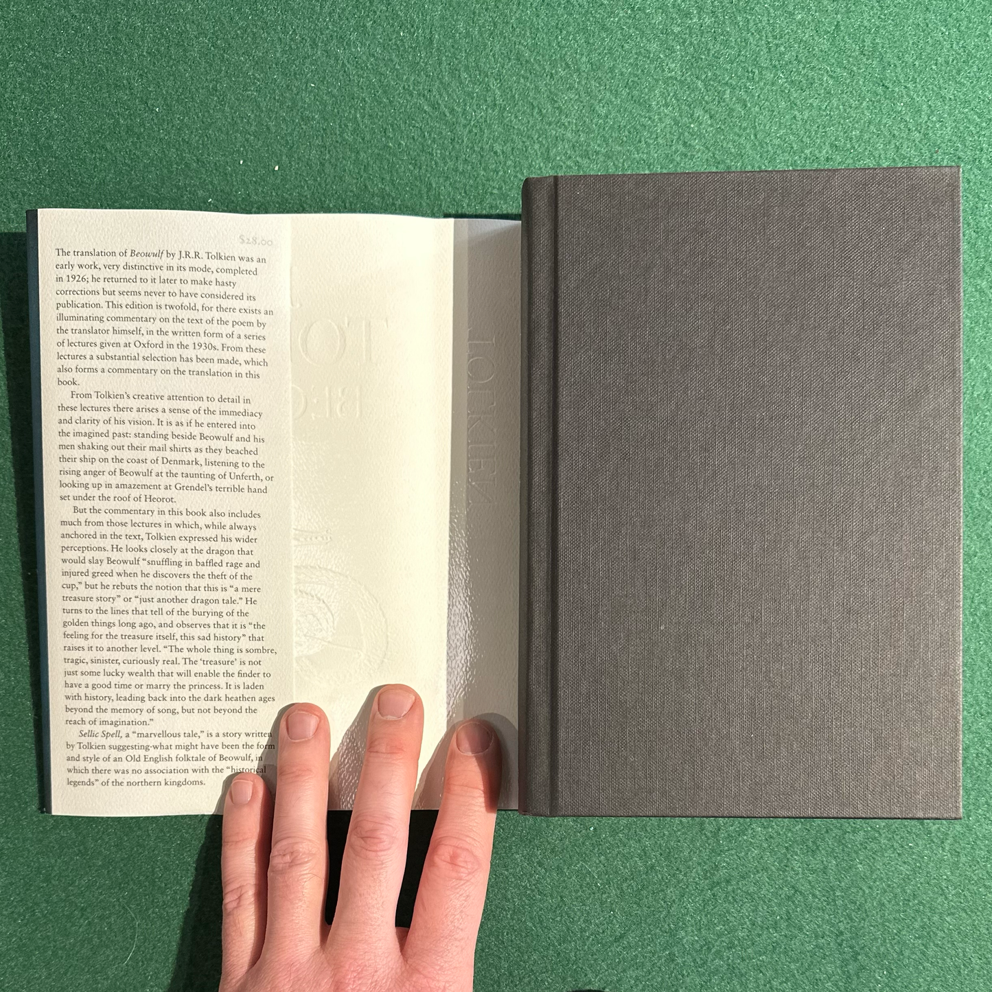 Fantasy Hardback: JRR Tolkien - Beowulf FIRST EDITION