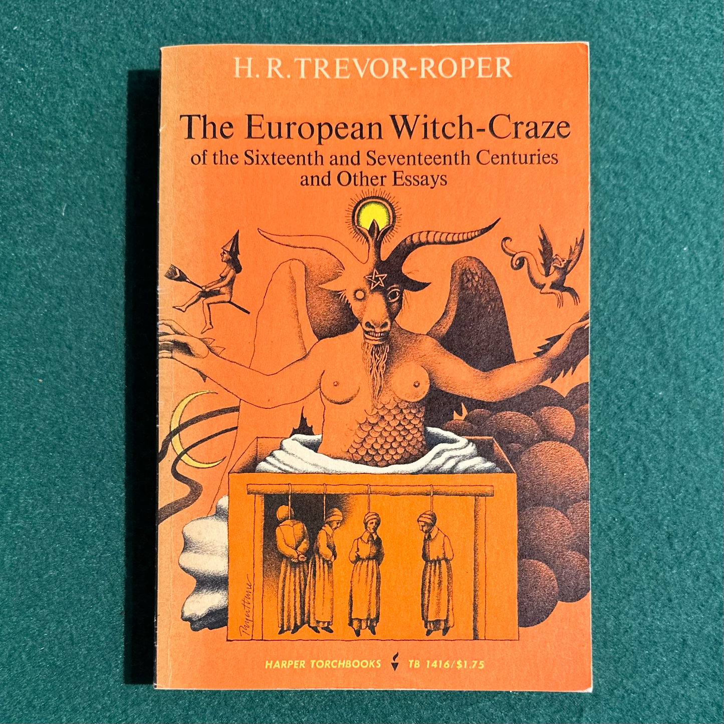 Vintage Non-Fiction Paperback: H R Trevor-Roper - The European Witch-Craze