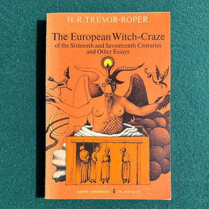 Vintage Non-Fiction Paperback: H R Trevor-Roper - The European Witch-Craze
