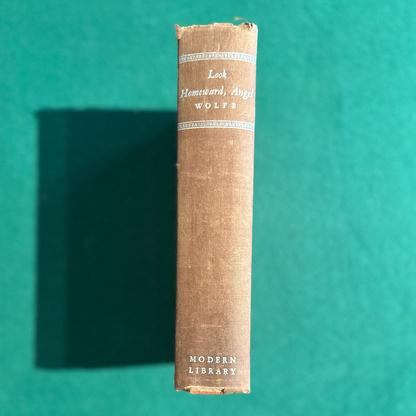 Vintage Fiction Hardback: Thomas Wolfe - Look Homeward, Angel MODERN LIBRARY FIRST EDITION