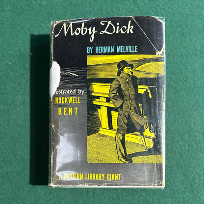 Vintage Fiction Hardback: Herman Melville - Moby Dick or The Whale, Illustrated by Rockwell Kent MODERN LIBRARY FIRST EDITION