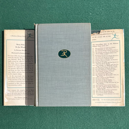 Vintage Fiction Hardback: Herman Melville - Moby Dick or The Whale, Illustrated by Rockwell Kent MODERN LIBRARY FIRST EDITION