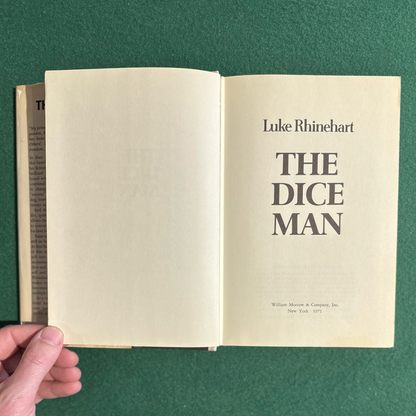 Vintage Fiction Hardback: Luke Rhinehart - The Dice Man FIRST EDITION