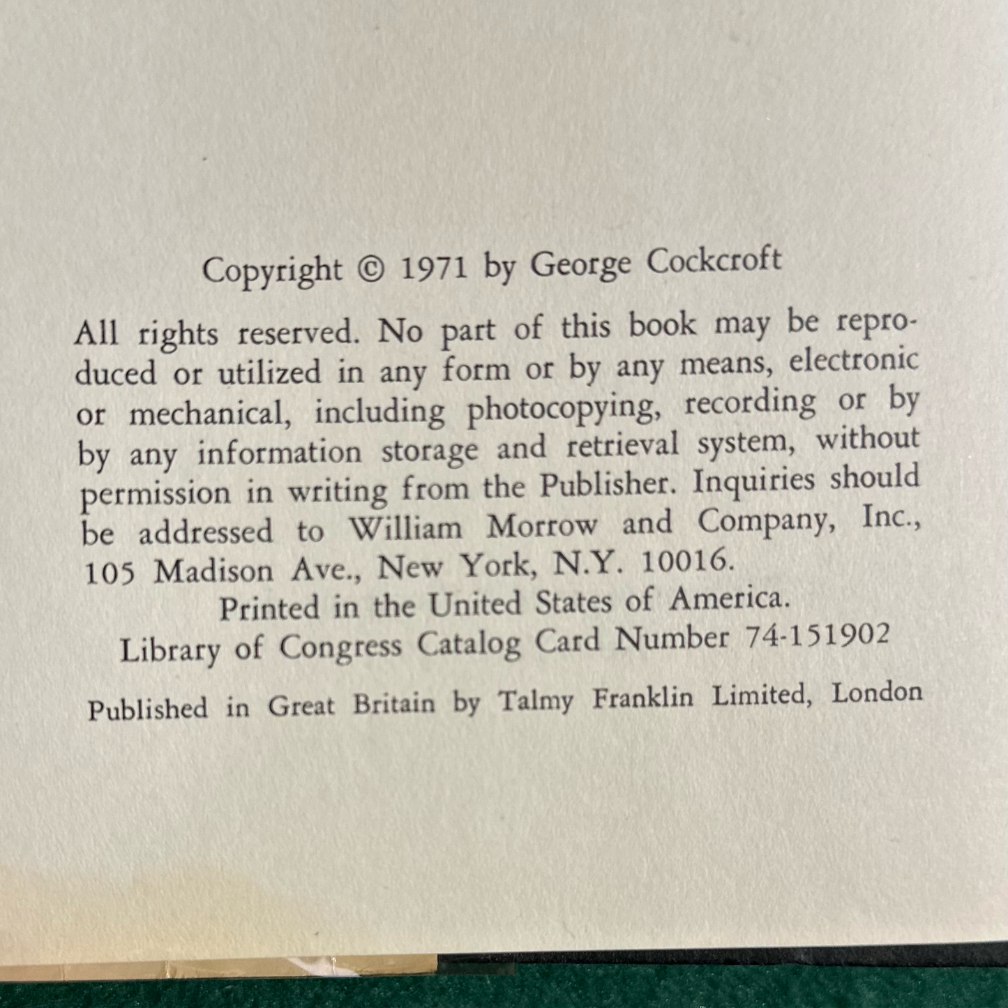 Vintage Fiction Hardback: Luke Rhinehart - The Dice Man FIRST EDITION