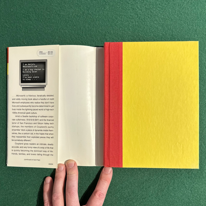 Vintage Fiction Hardback: Douglas Coupland - Microserfs FIRST EDITION