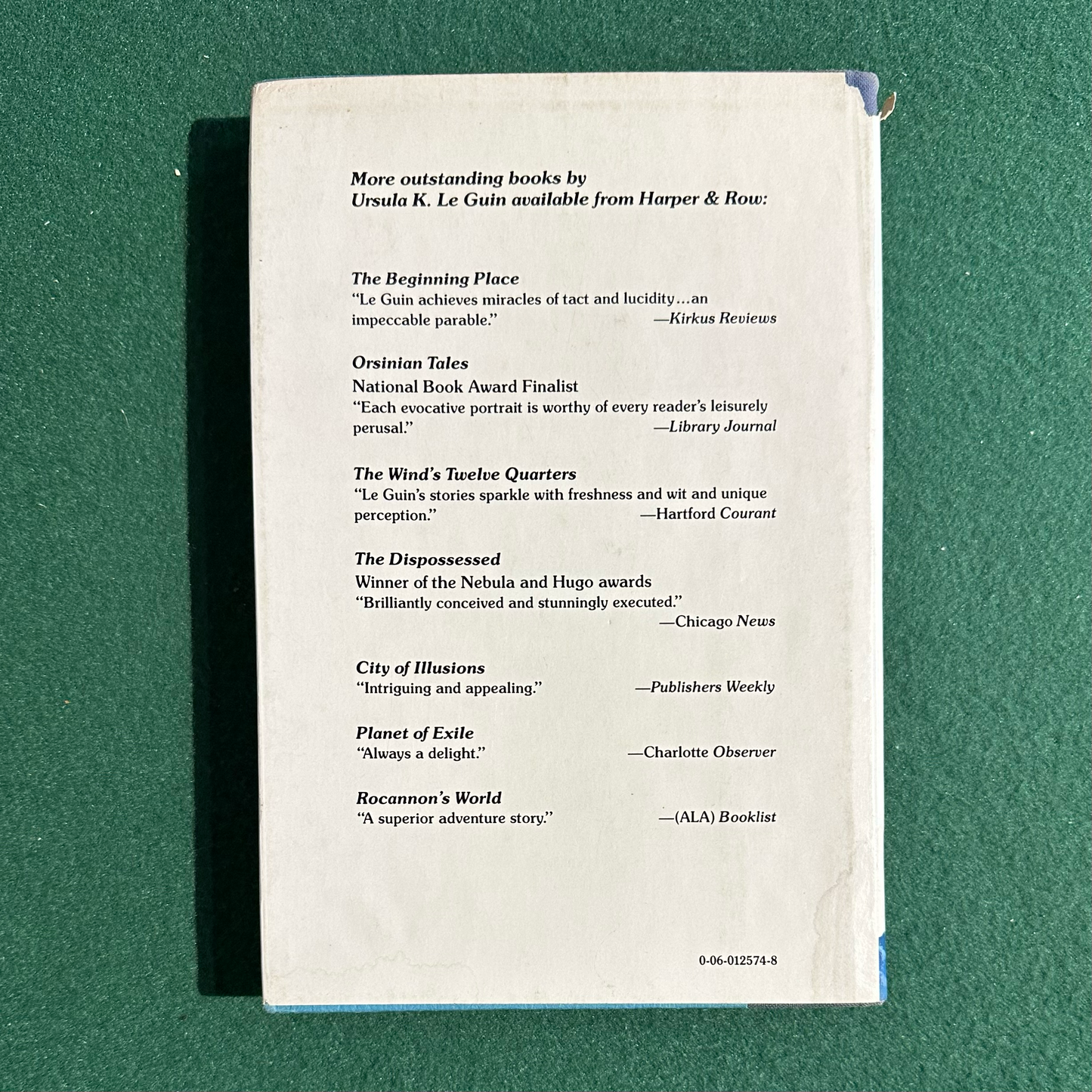 Vintage Fantasy Hardback: Ursula K Le Guin - The Left Hand of Darkness FIRST EDITION