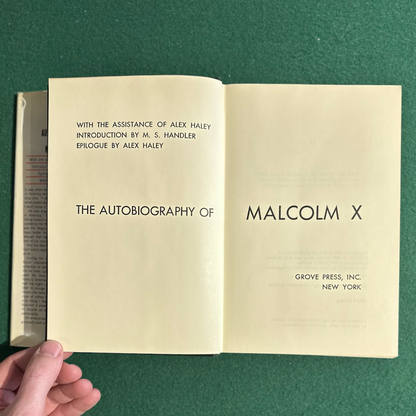Vintage Non-Fiction Hardback: Alex Haley and Malcolm X - The Autobiography of Malcolm X FIRST EDITION/SECOND PRINT