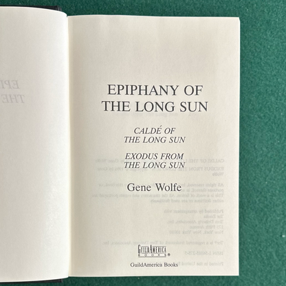 Vintage Fantasy Hardback: Gene Wolfe - Epiphany of the Long Sun