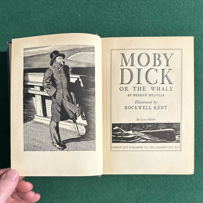 Vintage Fiction Hardback: Herman Melville - Moby Dick or The Whale, Illustrated by Rockwell Kent 1937