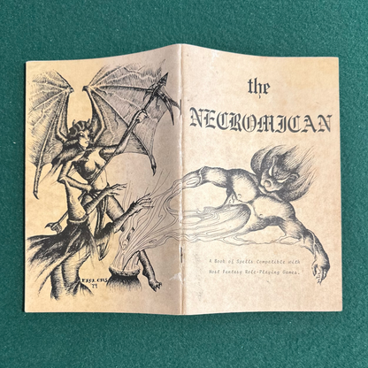 Vintage Dungeons & Dragons Accessory: Erol Otus, Mathias Genser & Paul Reiche III - The Necromican