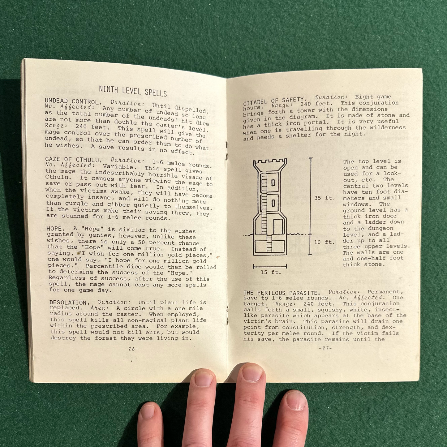 Vintage Dungeons & Dragons Accessory: Erol Otus, Mathias Genser & Paul Reiche III - The Necromican