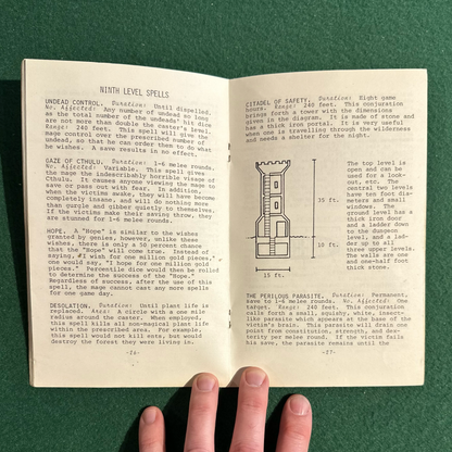 Vintage Dungeons & Dragons Accessory: Erol Otus, Mathias Genser & Paul Reiche III - The Necromican