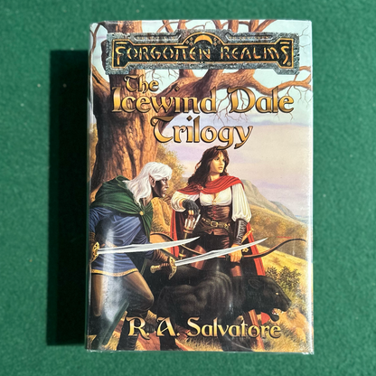 Vintage Fantasy Hardback: RA Salvatore - The Icewind Dale Trilogy SIGNED FIRST SFBC EDITION