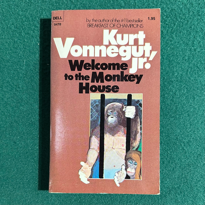 Vintage Fiction Paperback: Kurt Vonnegut - Welcome to the Monkey House