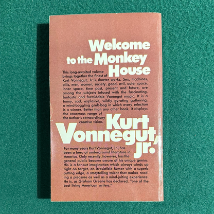 Vintage Fiction Paperback: Kurt Vonnegut - Welcome to the Monkey House
