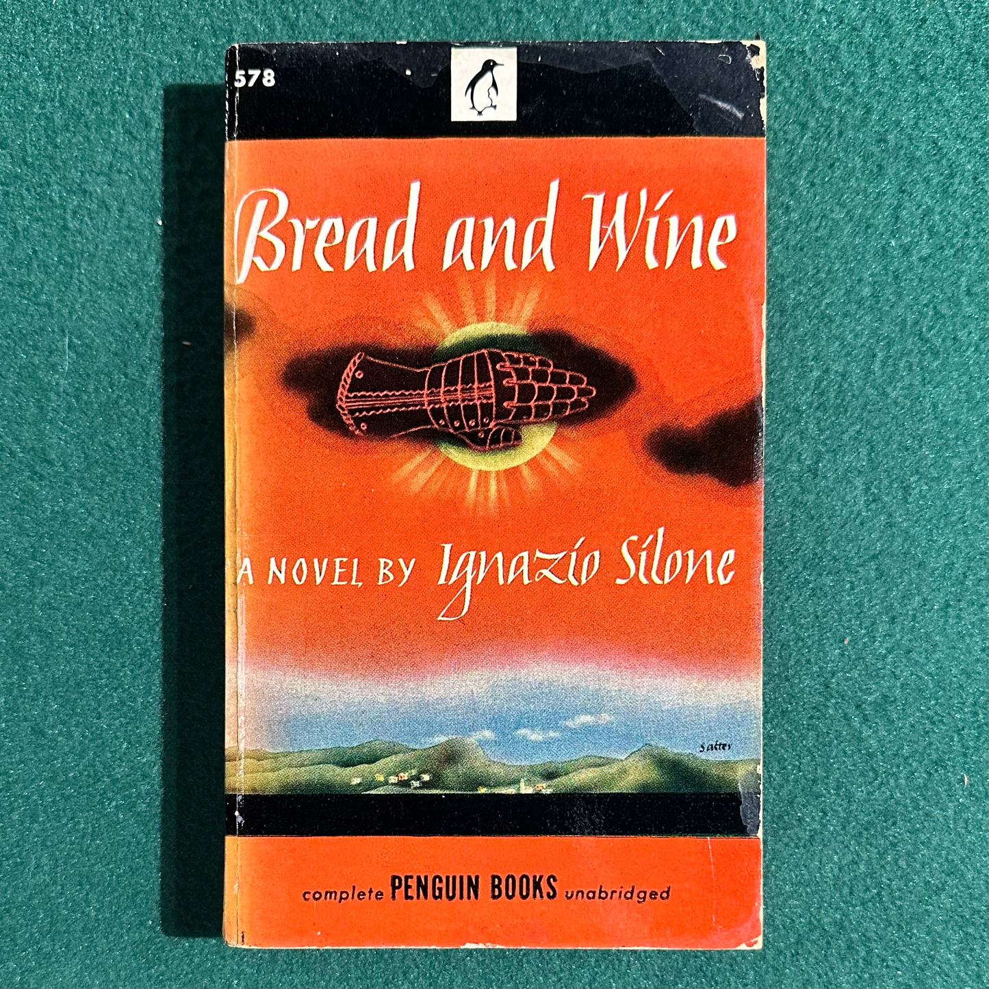 Vintage Fiction Paperback: Ignazio Silone - Bread and Wine FIRST PENGUIN EDITION