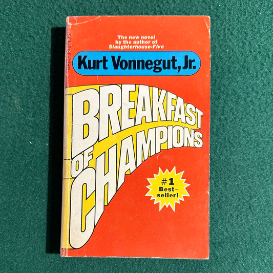 Vintage Fiction Paperback: Kurt Vonnegut - Breakfast of Champions FIRST PRINTING