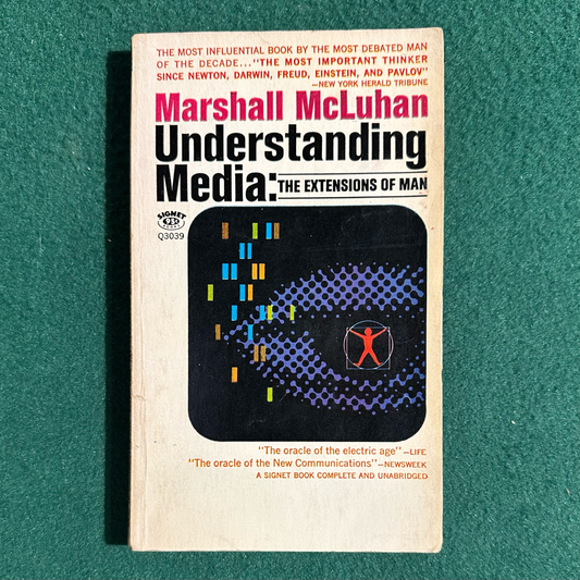 Vintage Non-Fiction Paperback: Marshall McLuhan - Understanding Media