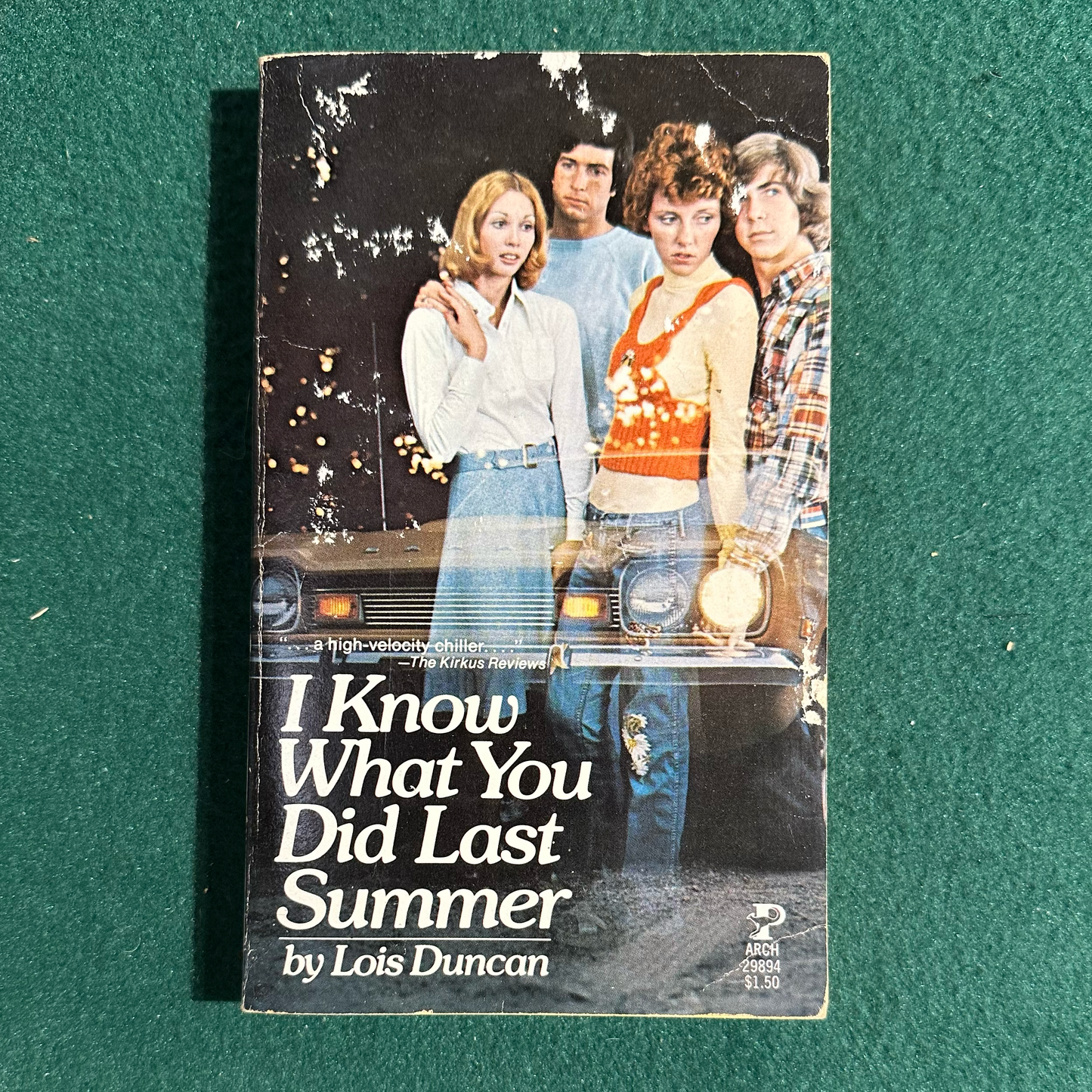 Vintage Horror Paperback: Lois Duncan - I Know What You Did Last Summer FOURTH PRINTING