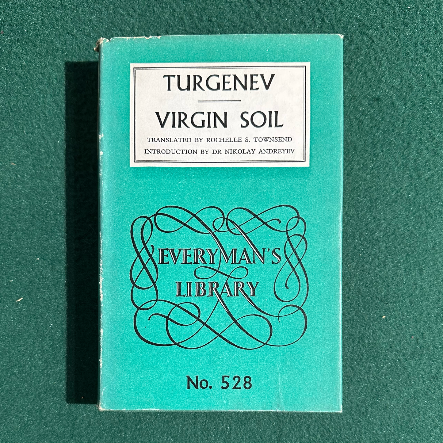 Vintage Fiction Hardback: Ivan S Turgenev - Virgin Soil