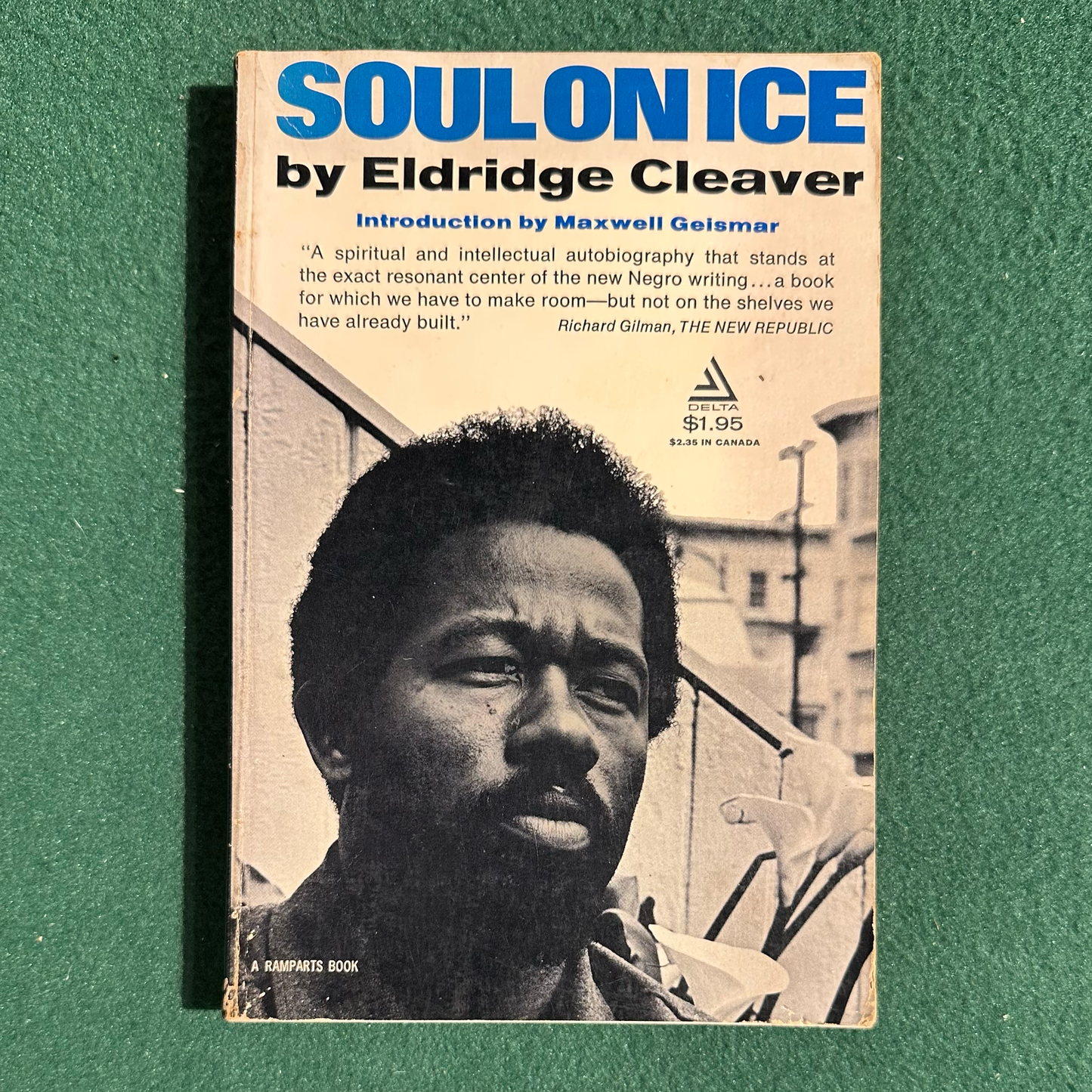 Vintage Non-Fiction Paperback: Eldridge Cleaver - Soul on Ice 6TH PRINTING