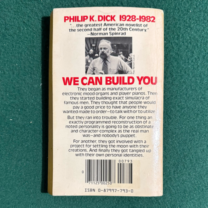 Vintage Sci-Fi Paperback: Philip K Dick - We Can Build You