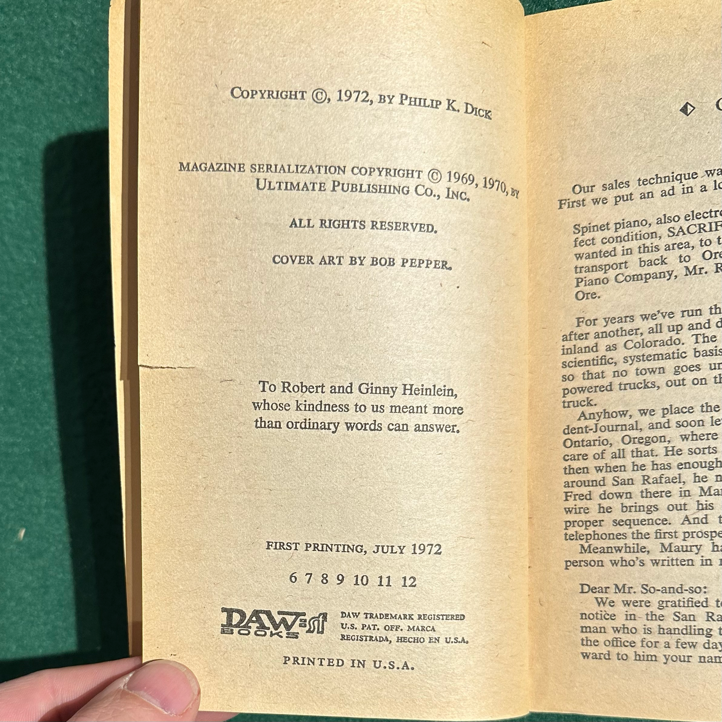 Vintage Sci-Fi Paperback: Philip K Dick - We Can Build You