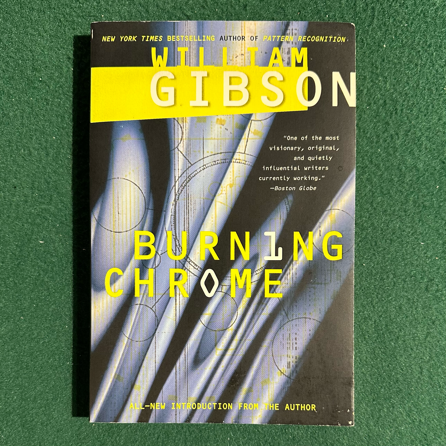 Vintage Sci-Fi Paperback: William Gibson - Burning Chrome SIGNED
