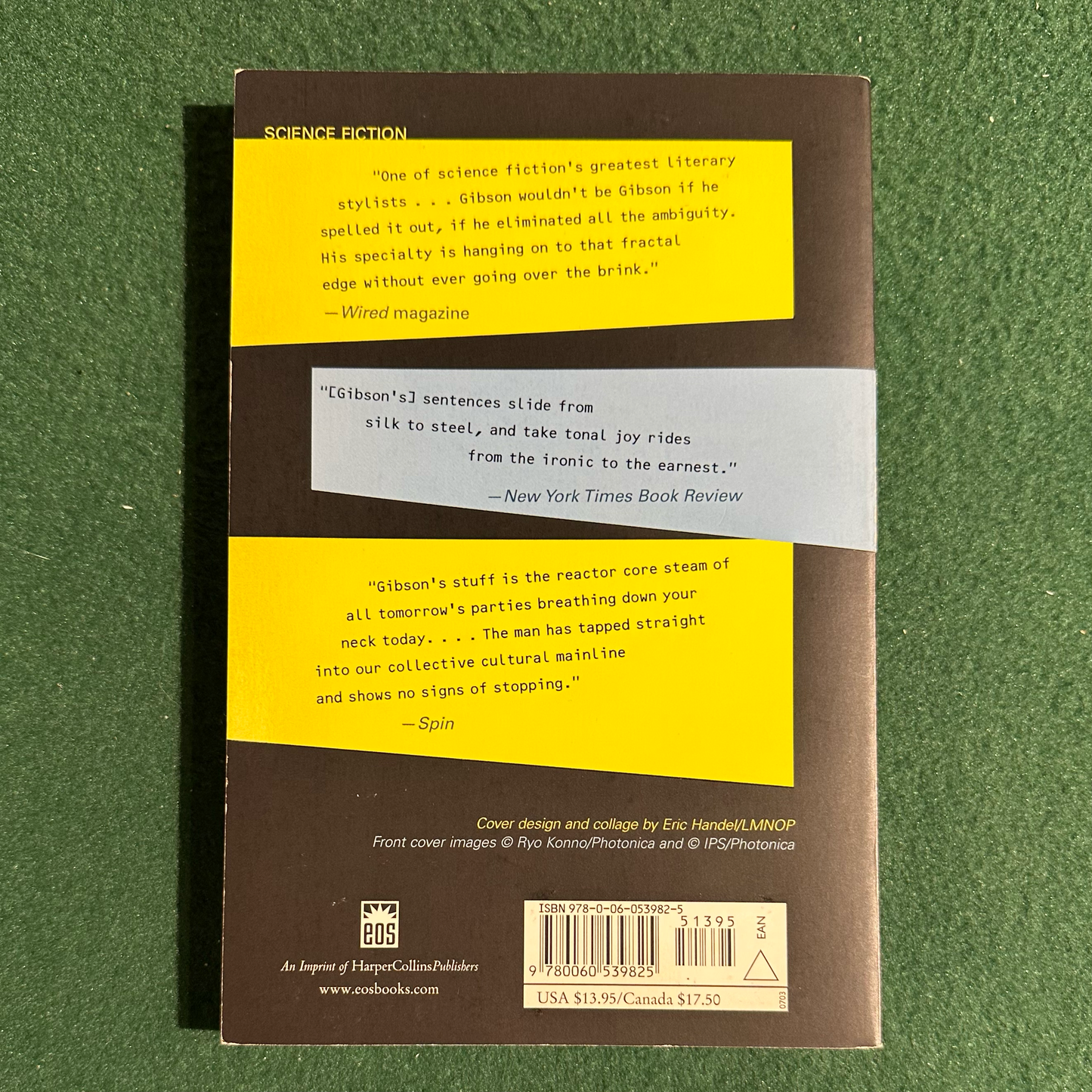 Vintage Sci-Fi Paperback: William Gibson - Burning Chrome SIGNED