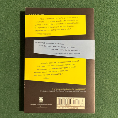 Vintage Sci-Fi Paperback: William Gibson - Burning Chrome SIGNED