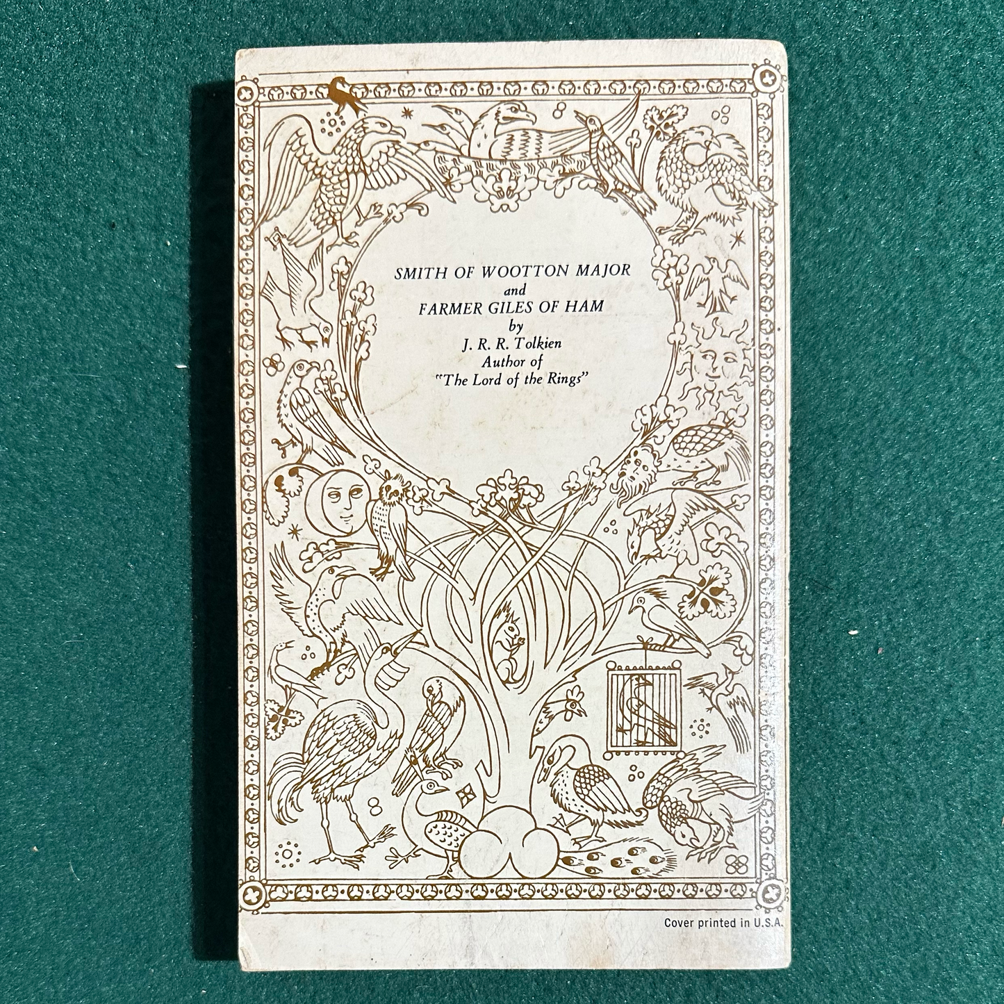 Vintage Fantasy Paperback: JRR Tolkien - Smith of Wootton Major and Farmer Giles of Ham FIRST PRINTING