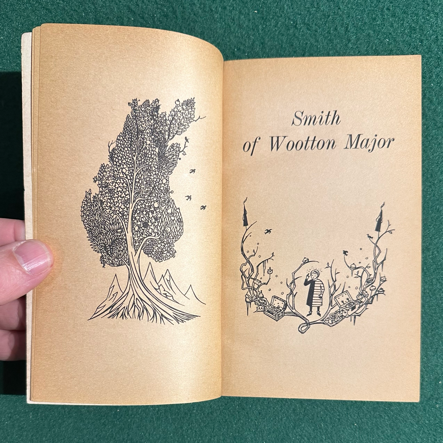 Vintage Fantasy Paperback: JRR Tolkien - Smith of Wootton Major and Farmer Giles of Ham FIRST PRINTING