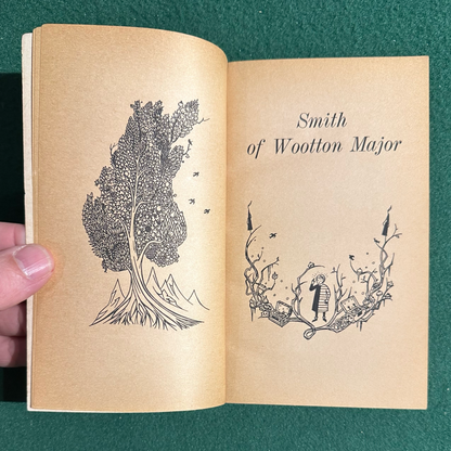 Vintage Fantasy Paperback: JRR Tolkien - Smith of Wootton Major and Farmer Giles of Ham FIRST PRINTING