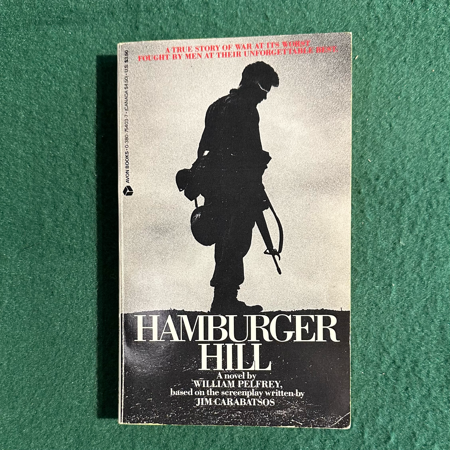 Vintage Non-Fiction Paperback: William Pelfrey - Hamburger Hill FIRST PRINTING