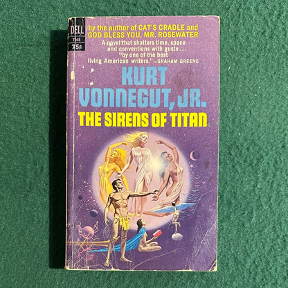 Vintage Fiction Paperback: Kurt Vonnegut, Jr. - The Sirens of Titan FIRST PRINTING