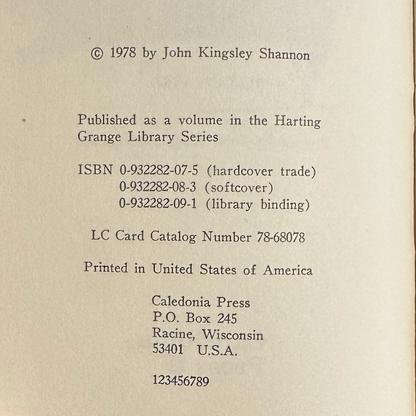 Vintage Fiction Hardback: Anthony Trollope - Christmas at Thompson Hall FIRST PRINTING