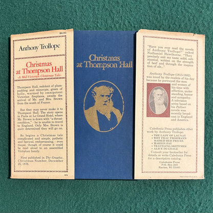 Vintage Fiction Hardback: Anthony Trollope - Christmas at Thompson Hall FIRST PRINTING