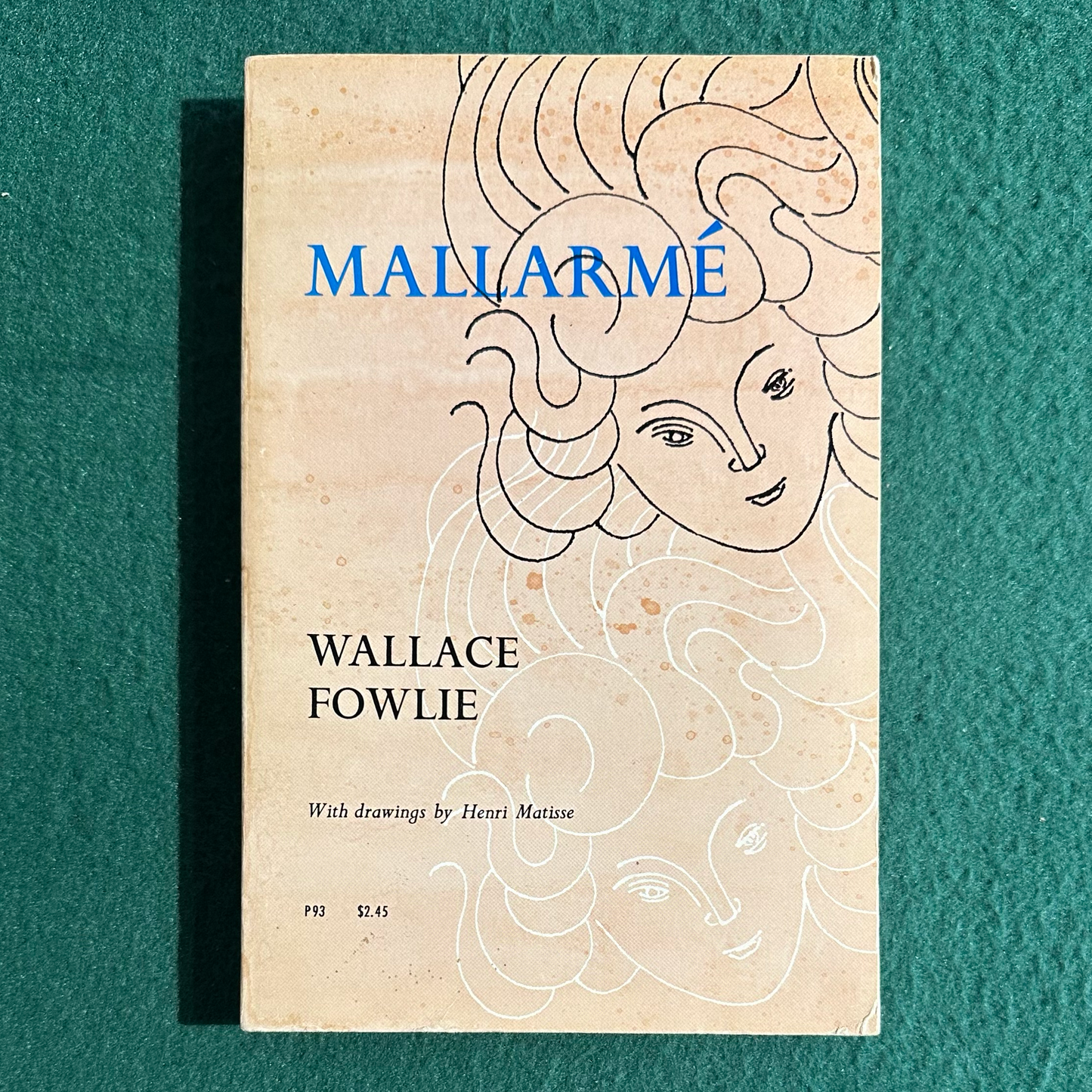 Vintage Non-Fiction Paperback: Wallace Fowlie - Mallarme THIRD PRINT